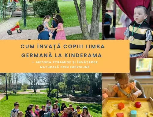 Cum învață copiii limba germană la Kinderama